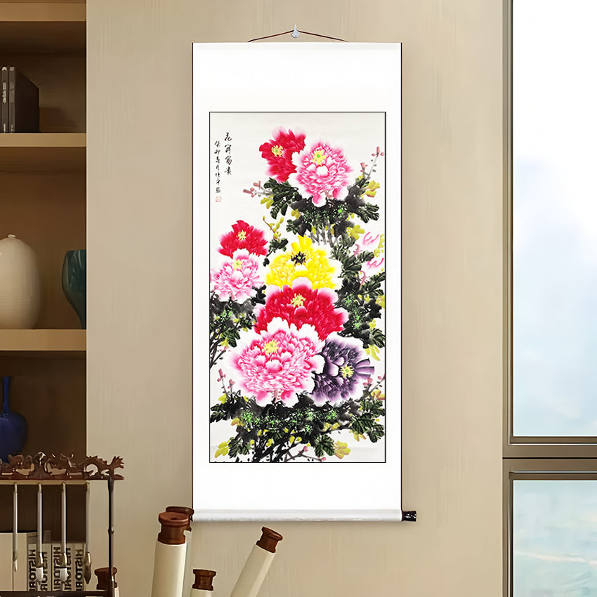 当代牡丹圣手——蒙恒平《花开富贵》