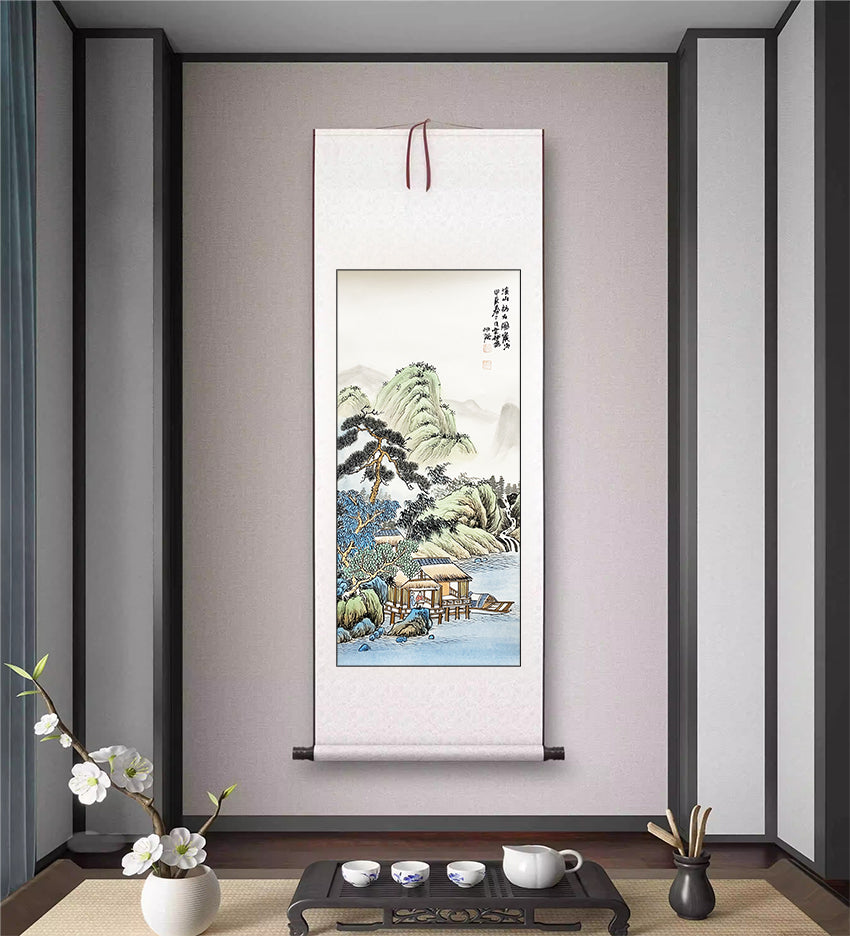 黄宾虹再传弟子——赵恒强《溪山访友图》