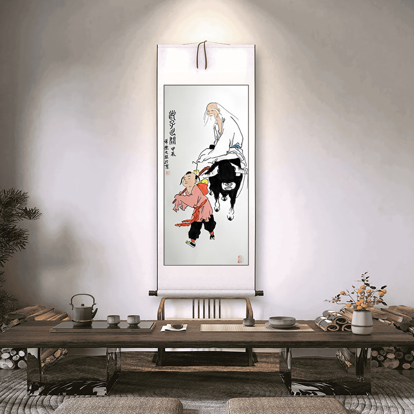 当代人物画第一人——蒋德文《老子出关》