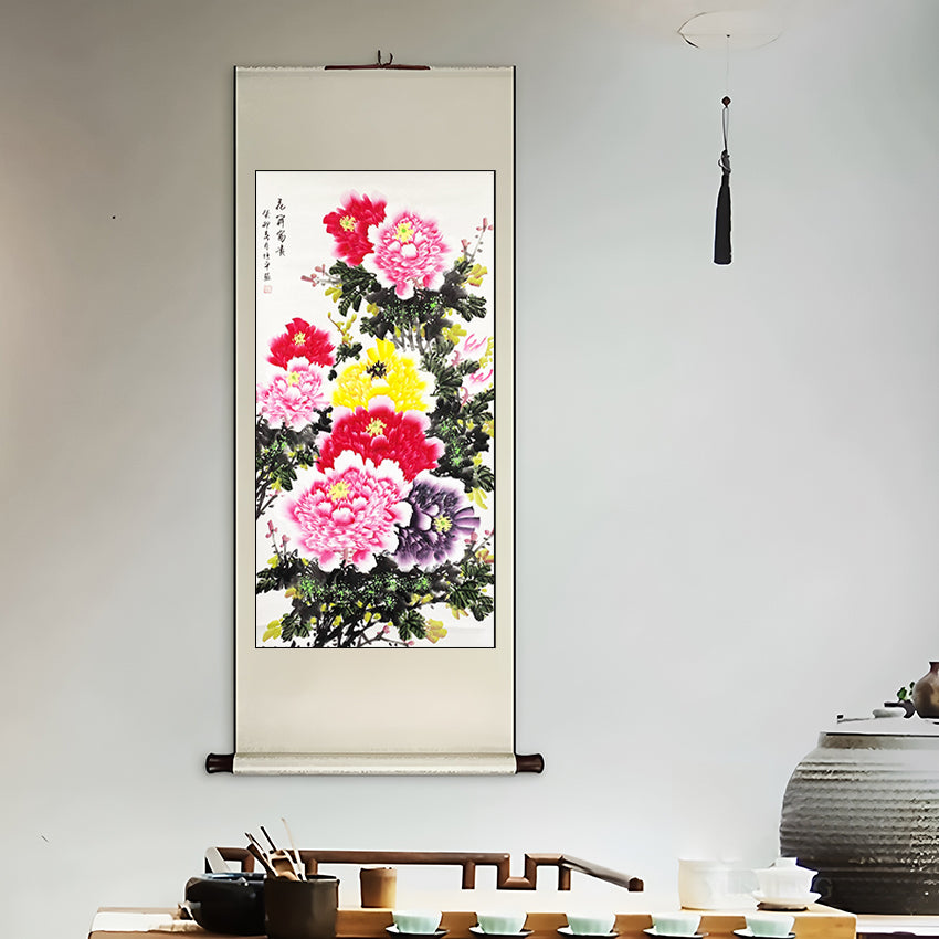当代牡丹圣手——蒙恒平《花开富贵》