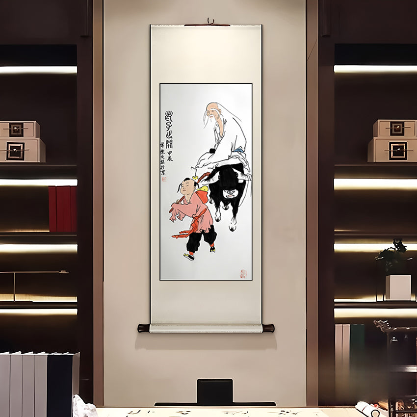当代人物画第一人——蒋德文《老子出关》