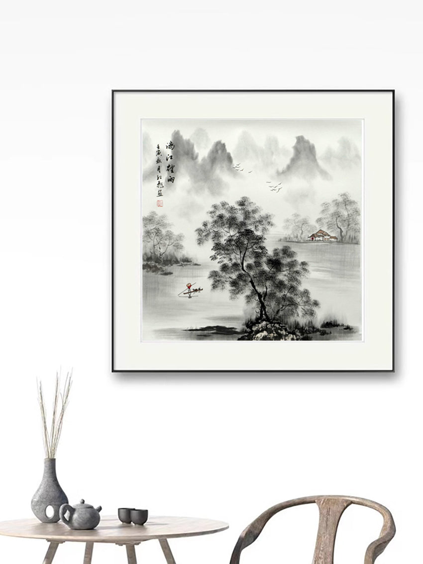 漓江水墨风光的缔造者申红飞——《漓江烟雨》