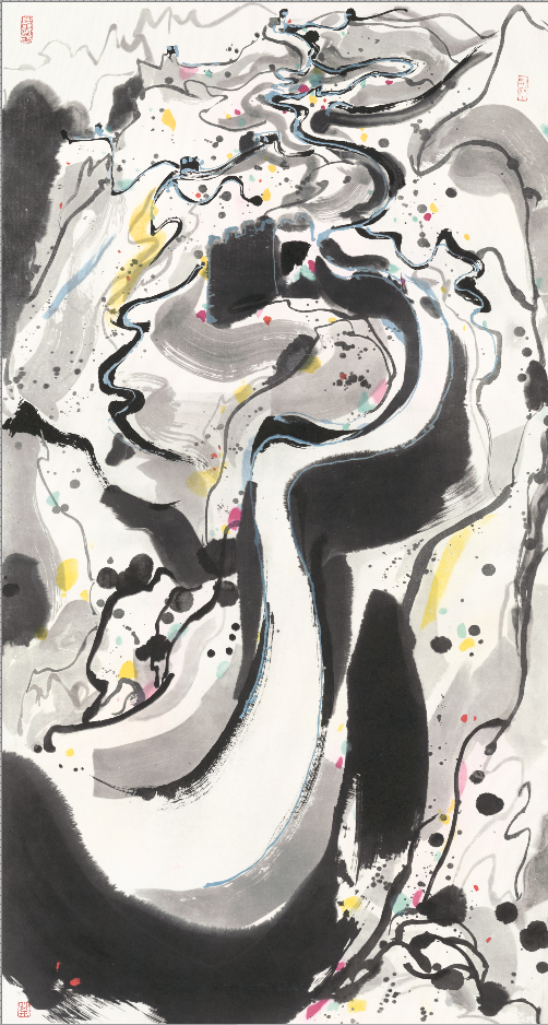 吴冠中原章限量签名版画《长城》