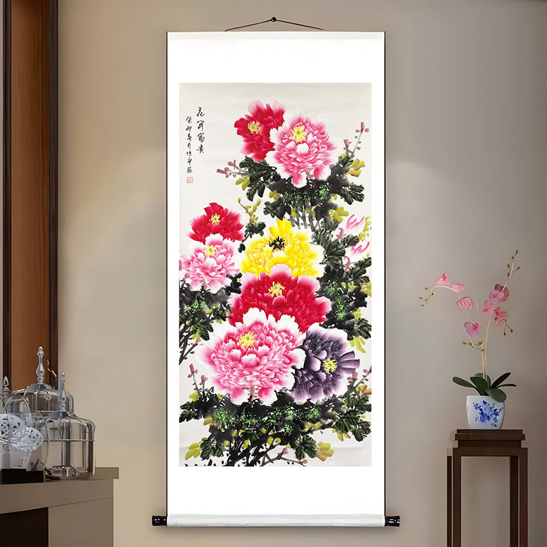 当代牡丹圣手——蒙恒平《花开富贵》