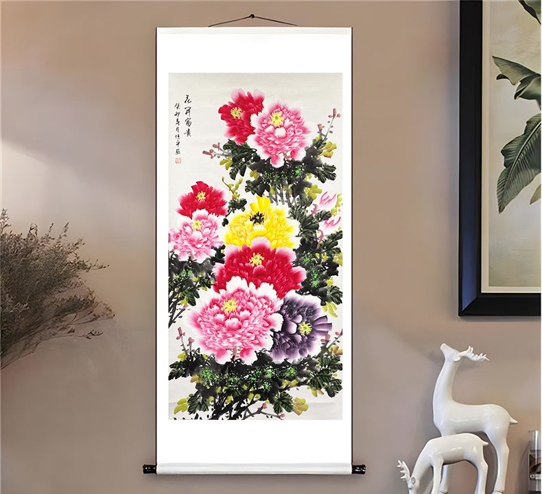 当代牡丹圣手——蒙恒平《花开富贵》