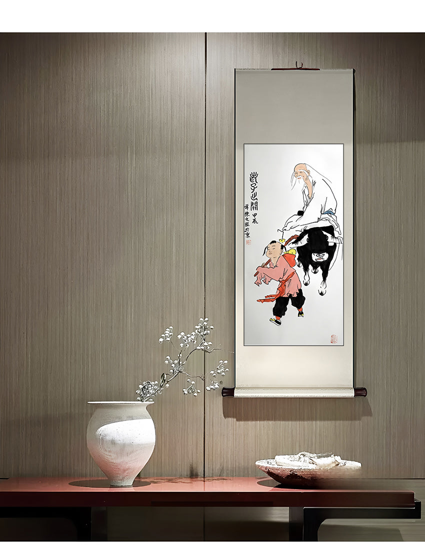 当代人物画第一人——蒋德文《老子出关》