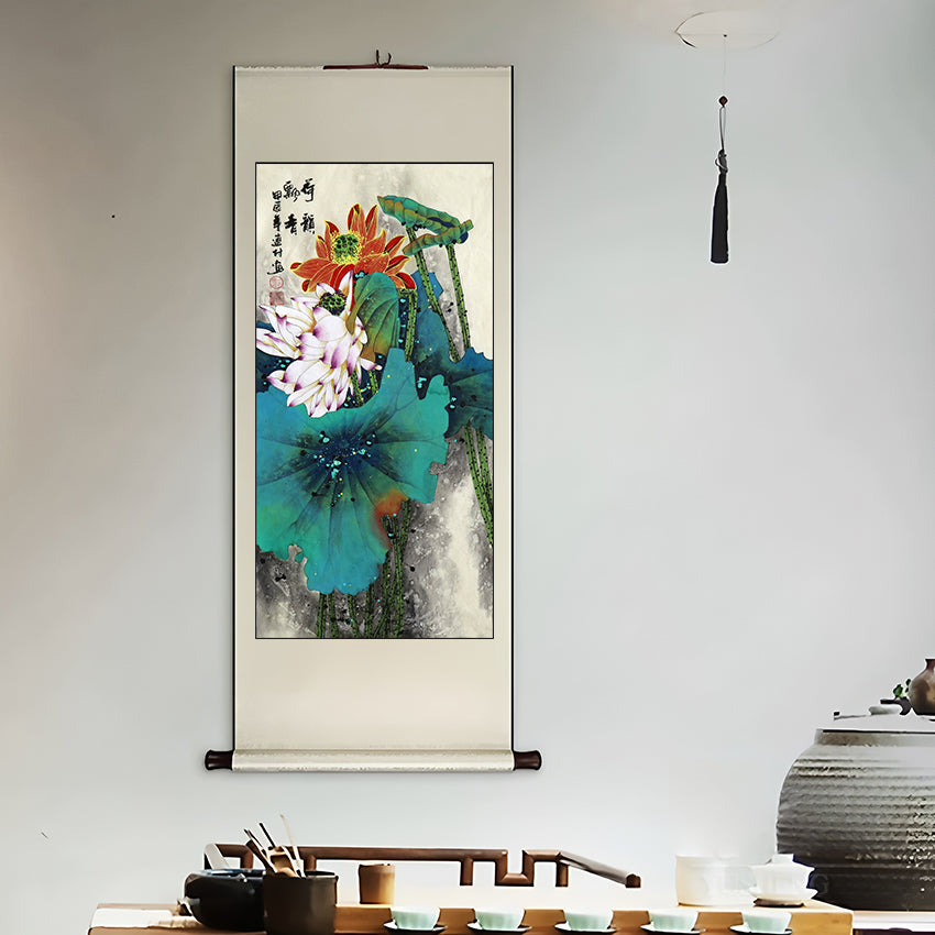 当代红荷第一人画荷圣手——刘连付《荷韵飘香》