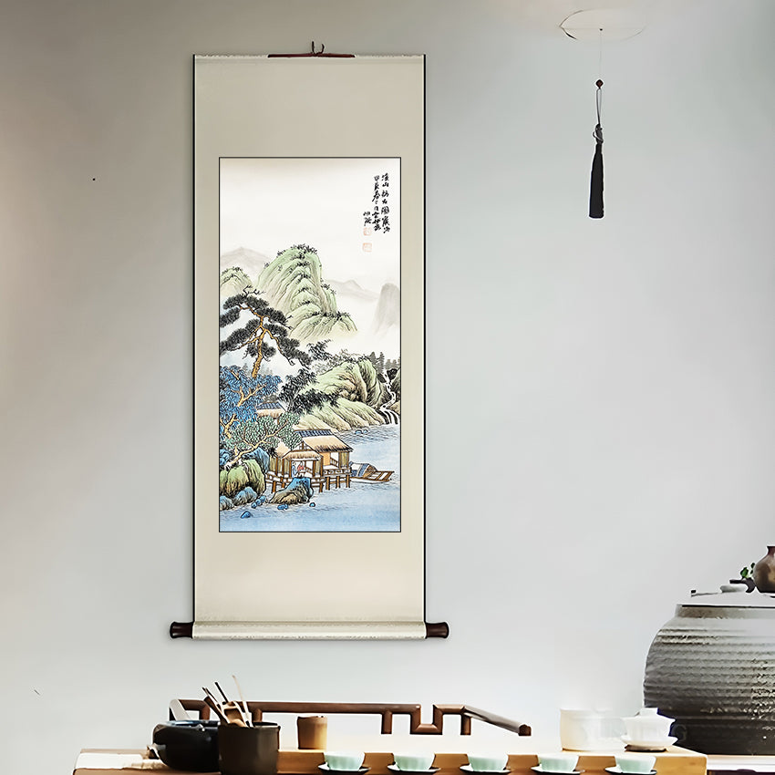 黄宾虹再传弟子——赵恒强《溪山访友图》