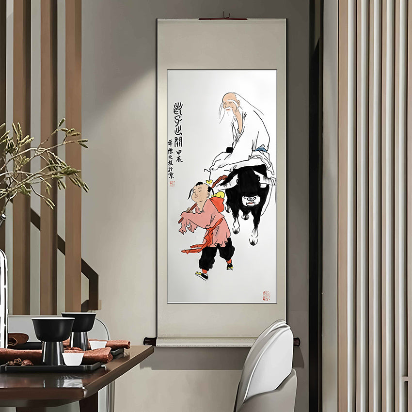 当代人物画第一人——蒋德文《老子出关》