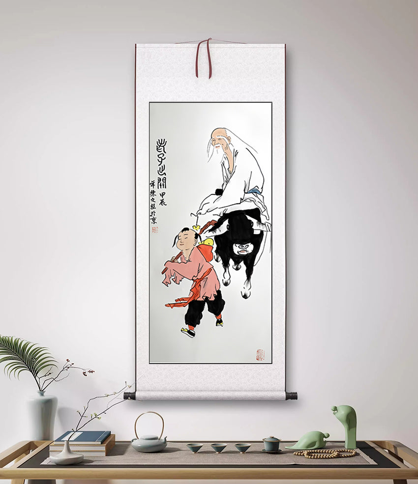 当代人物画第一人——蒋德文《老子出关》